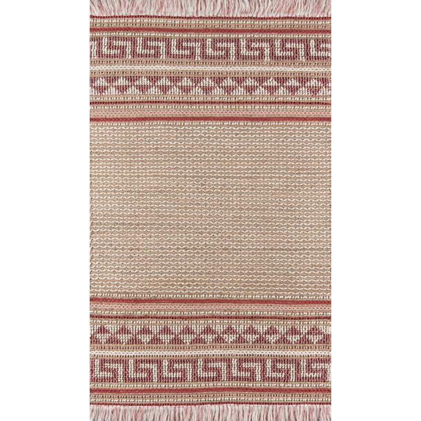 Alberta Southwestern Handmade Flatweave Beige/Gray Area Rug & Reviews
